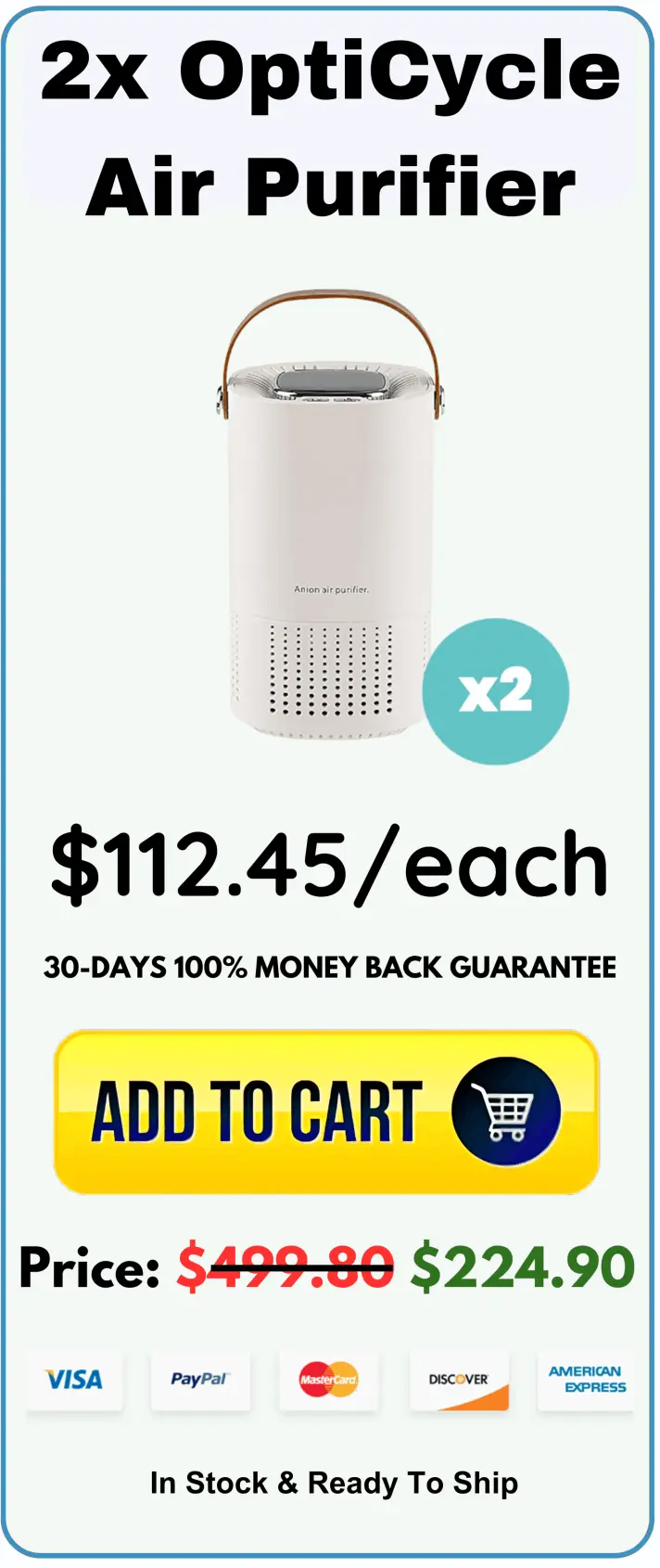 OptiCycle Air Purifier offer price